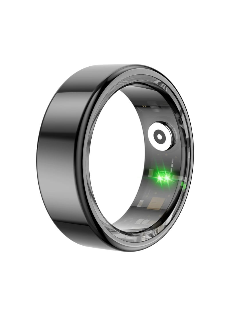 R02 Smart Ring Military Grade Titanium Steel Shell Health Monitoring IP68 & 3ATM Waterproof Multi-sport Modes 18.9  - Image 1