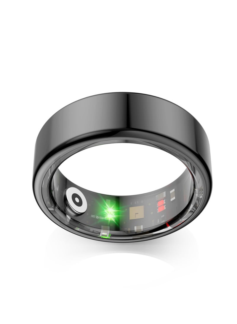 R02 Smart Ring Military Grade Titanium Steel Shell Health Monitoring IP68 & 3ATM Waterproof Multi-sport Modes 18.9  - Image 2