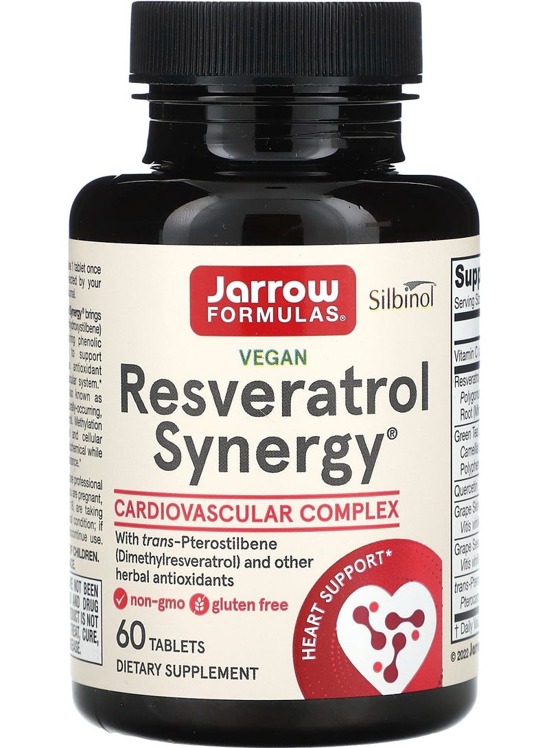 jarrow formulas Vegan Resveratrol Synergy, 60 Tablets