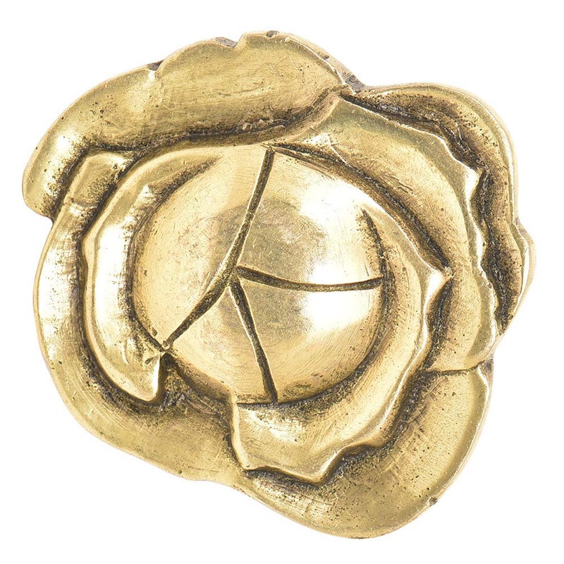 Indian-Shelf IndianShelf 8 Pieces Wardrobe Knobs Brass Knobs Modern Golden Cabinet Pull Rose Wardrobe Handle Design 660 cm Knobs 
