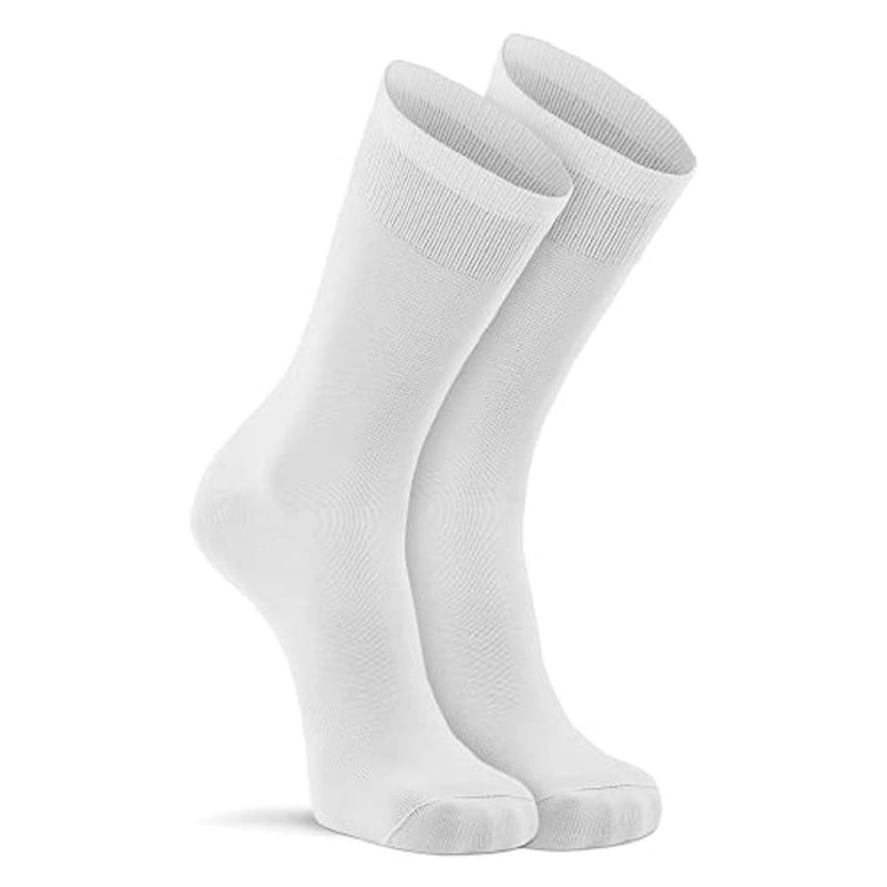 Fox River Wick Dry Crew Liner Sock, CoolMax Thin Fabric for Comfort, Breathable, Moisture Wicking, Performance Boot Socks, White, Medium - Image 1