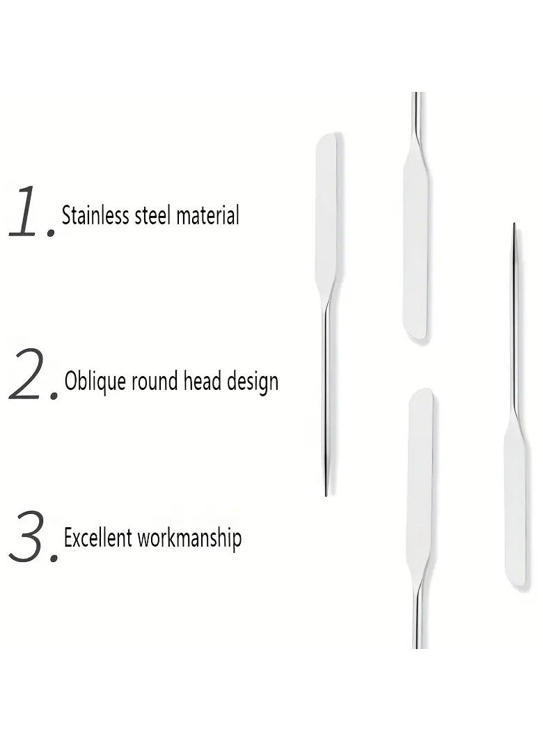 أوريتي ملعقة الأساس ملعقة مكياج الفولاذ المقاوم للصدأ ملعقة مكياج بيكاسو ملعقة مكياج كورية ملعقة مكياج مع حالة جلدية - Image 2