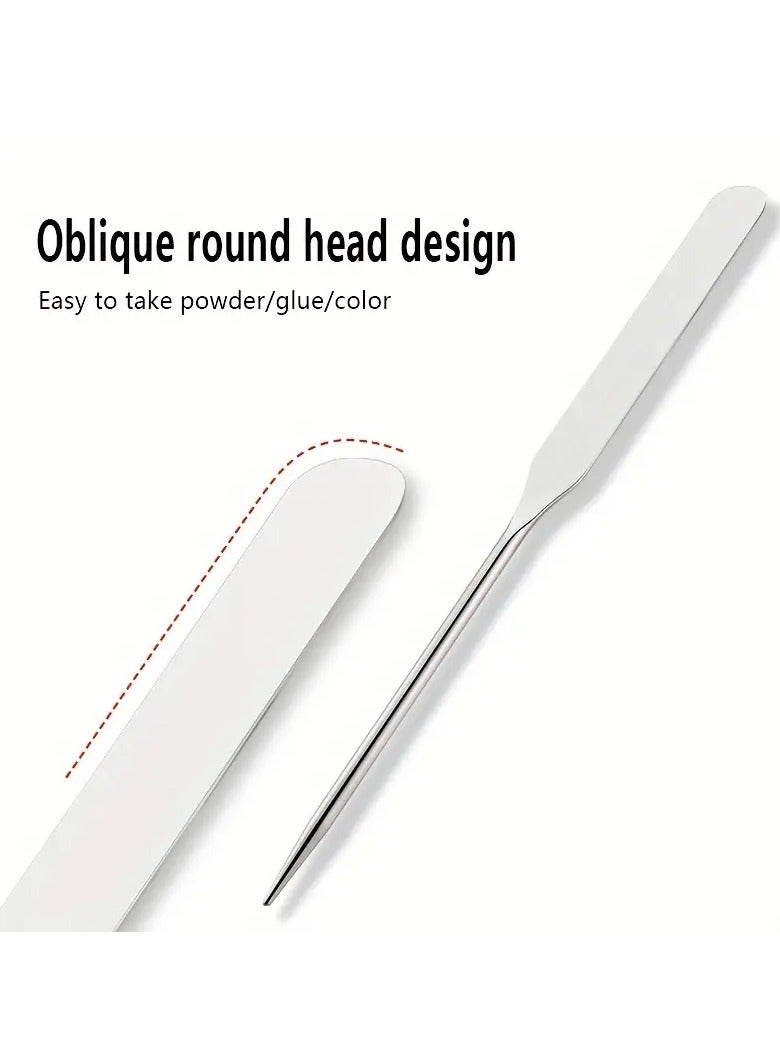 أوريتي ملعقة الأساس ملعقة مكياج الفولاذ المقاوم للصدأ ملعقة مكياج بيكاسو ملعقة مكياج كورية ملعقة مكياج مع حالة جلدية - Image 3