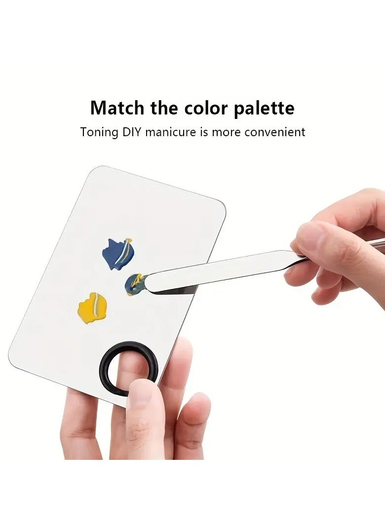 أوريتي ملعقة الأساس ملعقة مكياج الفولاذ المقاوم للصدأ ملعقة مكياج بيكاسو ملعقة مكياج كورية ملعقة مكياج مع حالة جلدية - Image 5