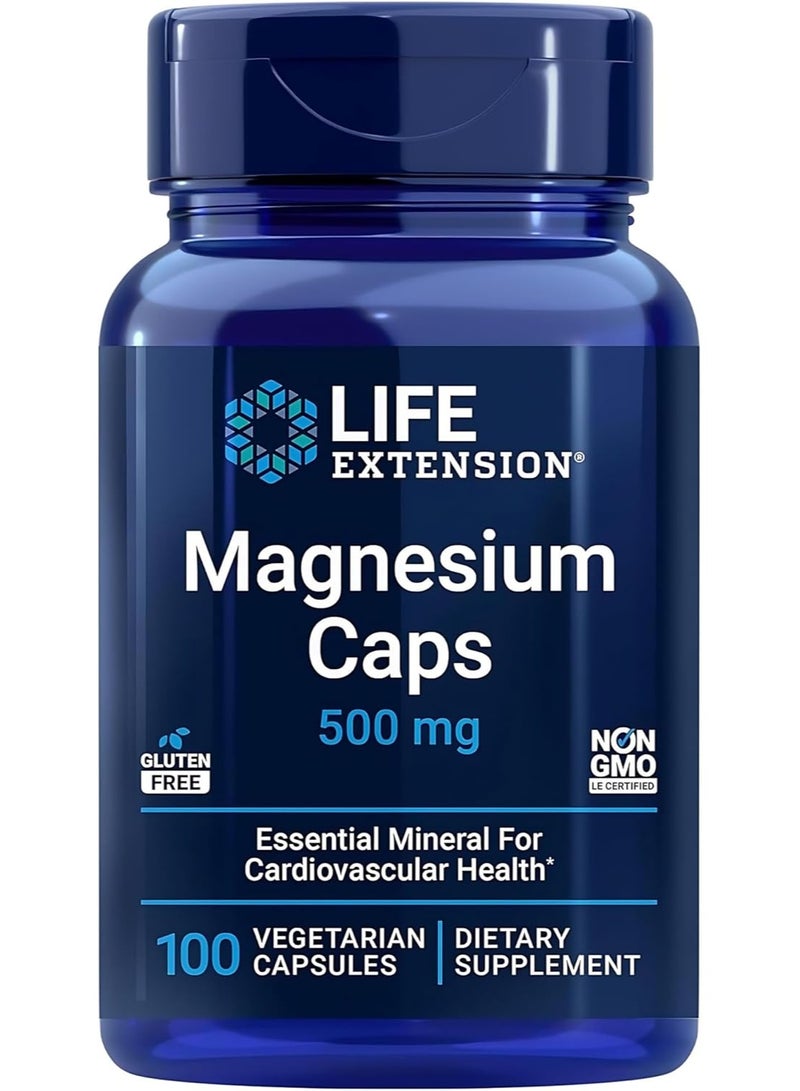 Life Extension Magnesium 500mg, 100 Capsules, Essential Mineral for Energy, Bone & Muscle Support - Image 4