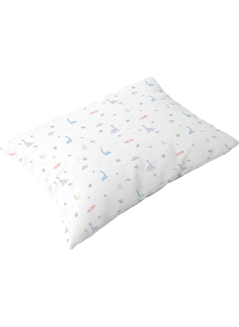 Casadora Baby Dino 100% Cotton Satin Child Pillowcase - 50 x 70 cm  - Image 3