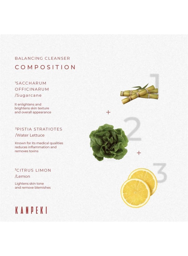 Kanpeki - Balancing Cleanser Face Wash to Gently Brighten Skin | Cleanser for Dry to Normal & Sensitive Skin | Reduces Hyperpigmentation | Provides Even Skin Tone | Japanese Skin Care Product - Image 4