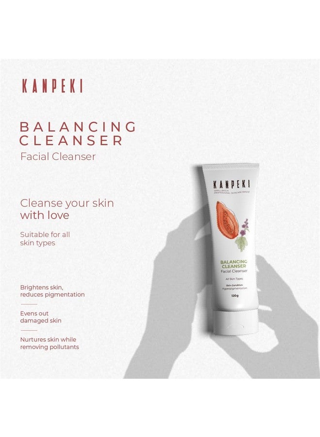 Kanpeki - Balancing Cleanser Face Wash to Gently Brighten Skin | Cleanser for Dry to Normal & Sensitive Skin | Reduces Hyperpigmentation | Provides Even Skin Tone | Japanese Skin Care Product - Image 3
