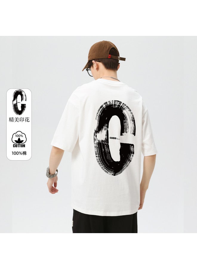Baleno men's Summer Short Sleeve T-shirt - Loose Fit, Comfortable Pure Cotton Breathable Casual Top - Image 2