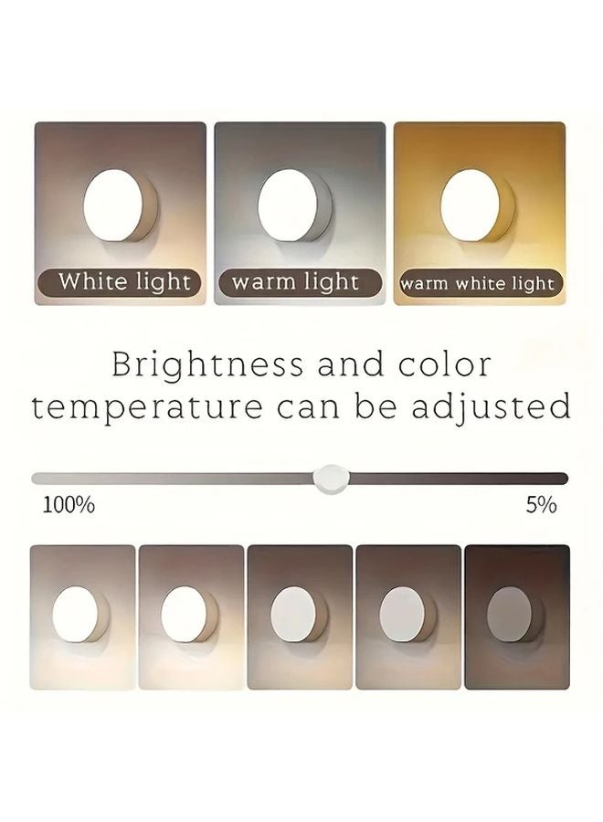 3pcs Smart LED Light USB Rechargeable Button Control 3 Lighting Modes Portable Nightlight - Image 5