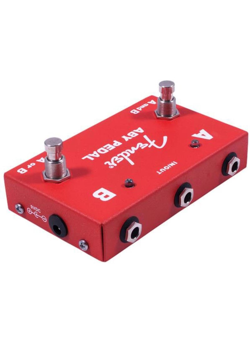 FENDER Fender ABY Pedal Footswitch Red  - Image 5