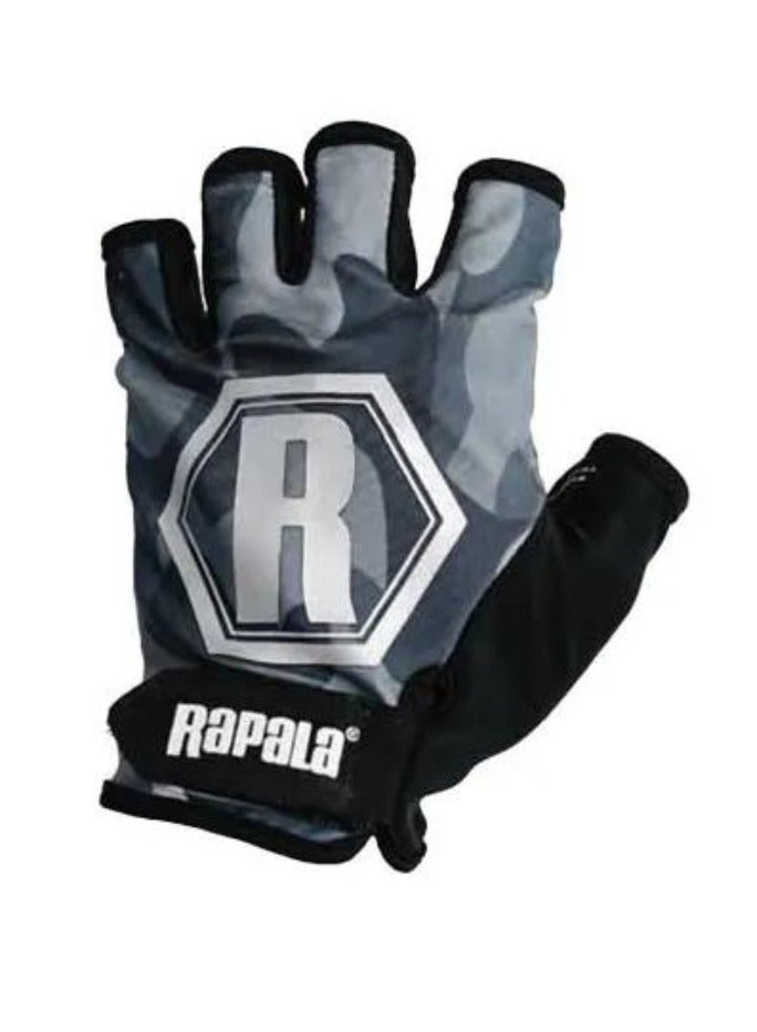 Rapala Tactical Casting Gloves Camo S/M