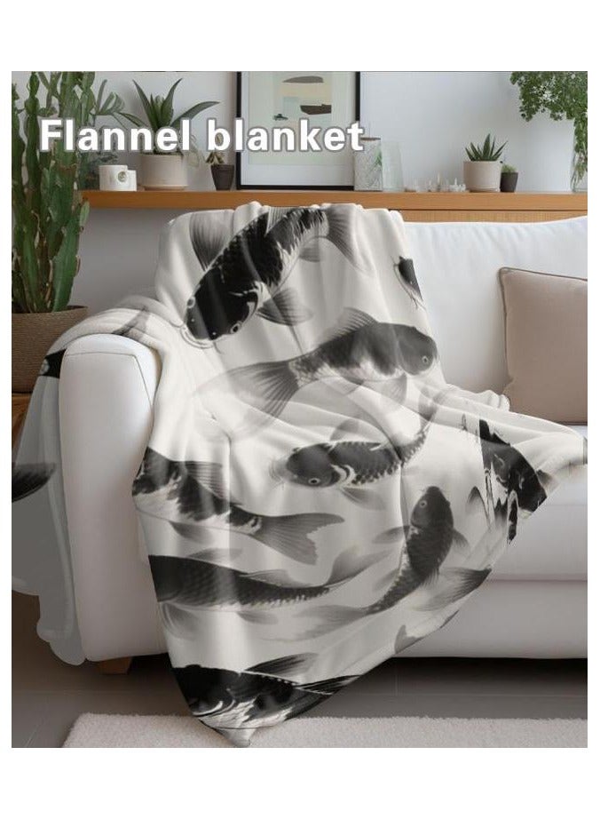 general Flannel thin blanket (warm and comfortable, suitable for sleep, gaming, dust removal and sandproof) 150cm*200cm - 413 - Image 1