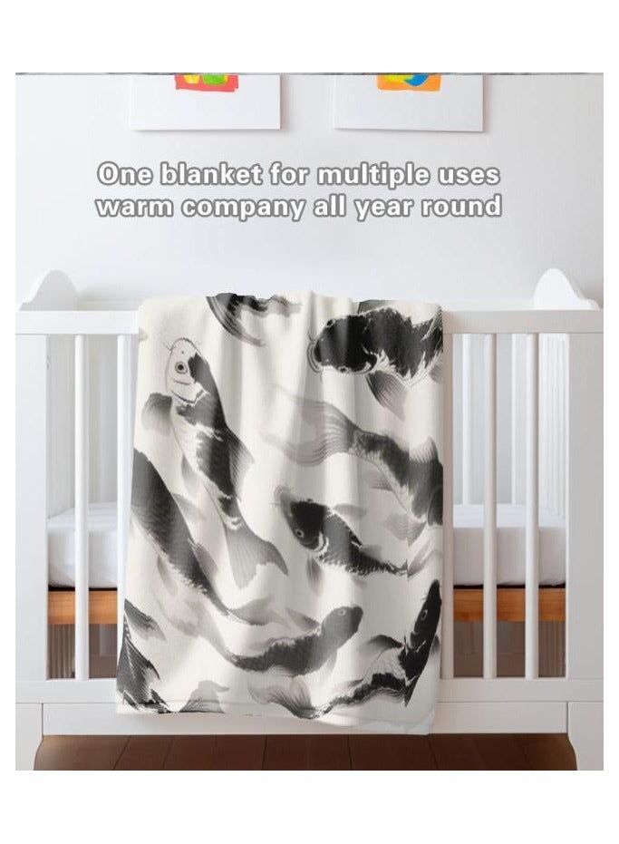 general Flannel thin blanket (warm and comfortable, suitable for sleep, gaming, dust removal and sandproof) 150cm*200cm - 413 - Image 4