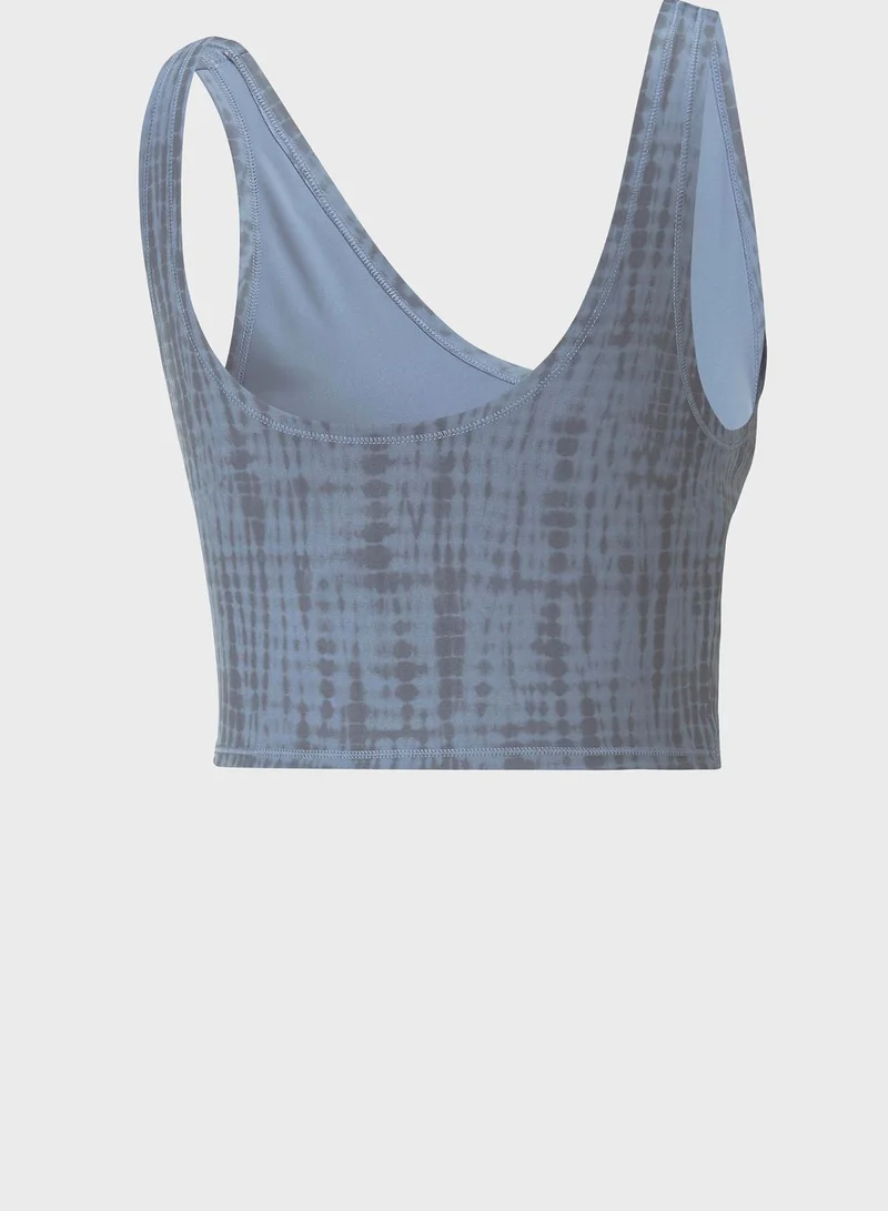 PUMA Studio Aop Cropped Top