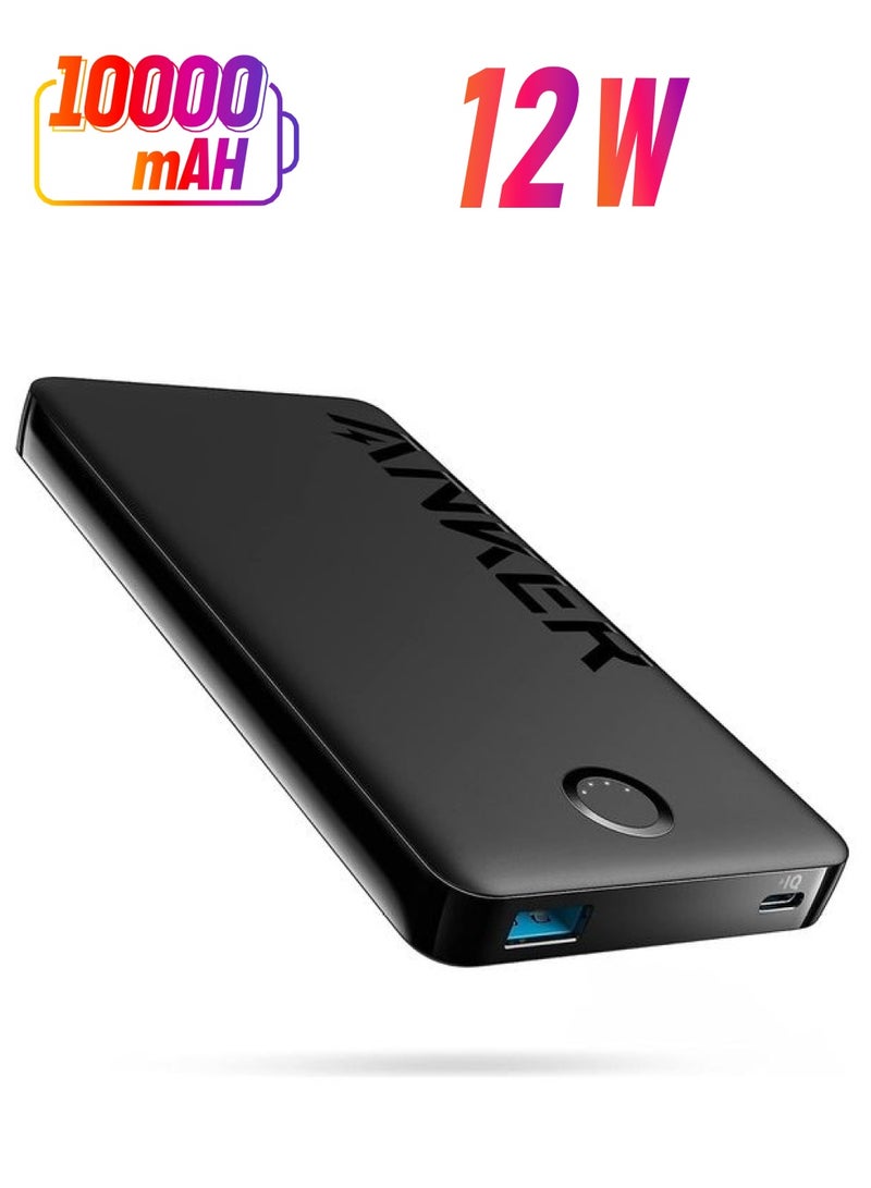 Anker 323 USB-C Power Bank, 10,000mAh Portable Charger (PowerCore PIQ), High-Capacity Battery Pack for iPhone 16/15/14 Series, Samsung, Huawei, Xiaomi, Redmi, Vivo, Oppo, iPad, Apple Watch and More - Image 1