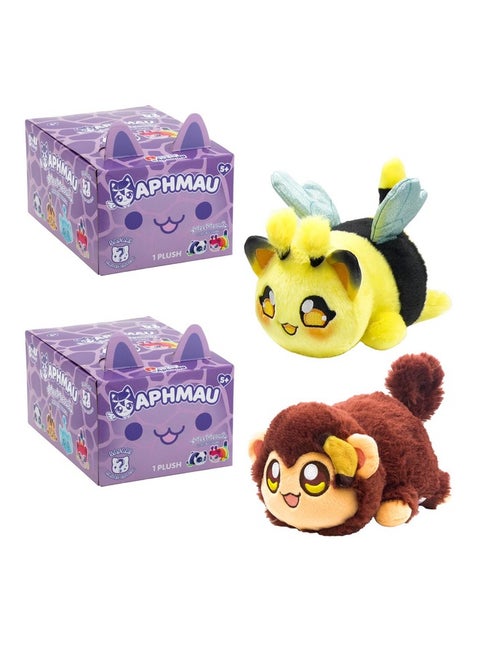 Aphmau 6” MeeMeow Mystery Plush - Series 1 Safari - 2 Pack; YouTube Gaming Channel, Blind Box, 2 of 8 Possible Safari MeeMeows, Official Merch