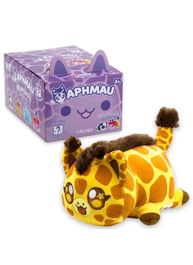 Aphmau 6” MeeMeow Mystery Plush - Series 1 Safari - 2 Pack; YouTube Gaming Channel, Blind Box, 2 of 8 Possible Safari MeeMeows, Official Merch