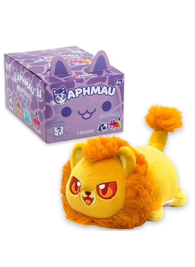 Aphmau 6” MeeMeow Mystery Plush - Series 1 Safari - 2 Pack; YouTube Gaming Channel, Blind Box, 2 of 8 Possible Safari MeeMeows, Official Merch