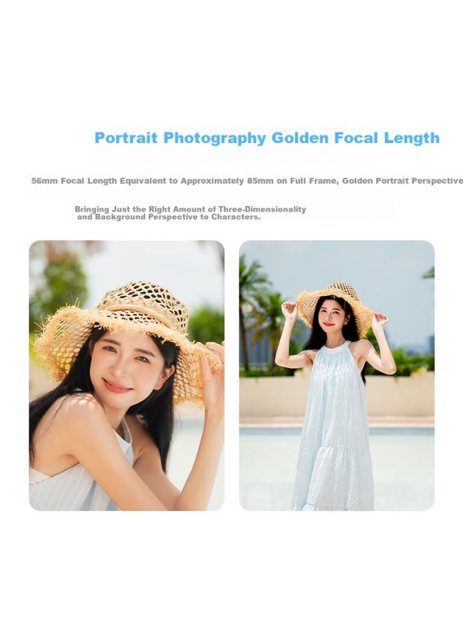 VILTROX عدسة فيلتروكس AF 56 مم F1.7 بتركيب نيكون بفتحة كبيرة وتركيز تلقائي للصور الشخصية، متوافقة مع كاميرات Z30 و Z50 و Zfc و Z50II بدون مرآة - Image 3