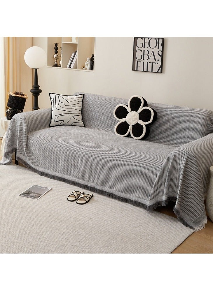 Generic Multi-purpose Sofa Cover Elegant Non-Slip Reversible Sofa