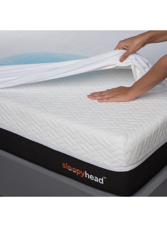 Sleepyhead Sleepyhead Bamboo Terry Waterproof Mattress Protector; (78 x 48 Double Size; White) - Image 3