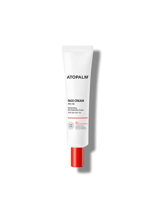 Atopalm Face Moisturizer Cream | Daily Hydrating Facial Moisturizer | Low pH Skin Barrier Cream with Vitamin E, Vitamin B5 for Sensitive Skin | Korean Skin Care Face Lotion | 1.1 fl oz (35ml) - Image 1
