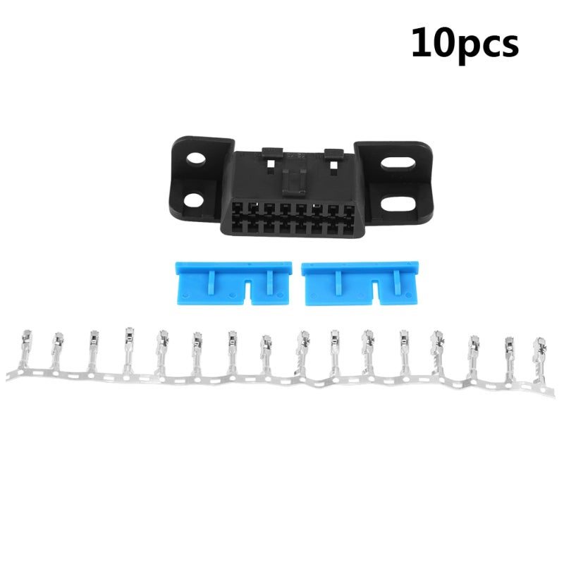 OBD2 Connector 16Pin Female Socket Kit - High Quality Anti-Rust Abrasion Resistant GM Adapter for GM Buick Cadillac Chrysler Jeep Ford Vehicles - Image 4