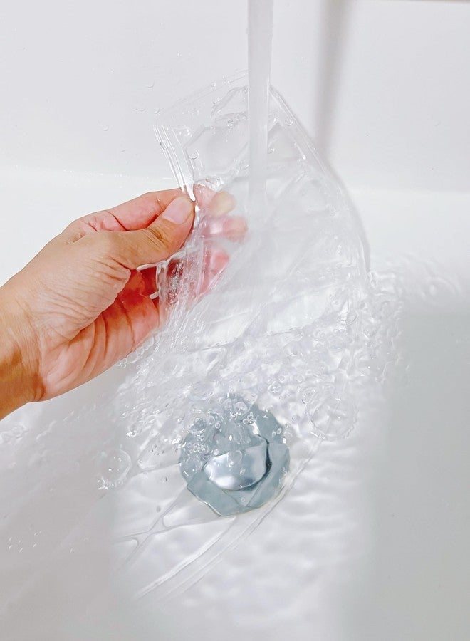 Gel Toilet Seat Cushion - Toilet Cushion for Bathroom - Portable and Washable - Universal Padded Toilet seat for Standard U Shape Toilet Seats -Adhesive Toilet Seat Cushion for Women Seniors (Clear) - Image 5
