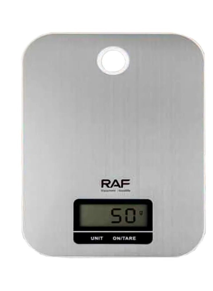 آر إيه أف ميزان رقمي/1 جرام - 5 كجم/ تحويل متعدد للوحدات/وظيفة الوزن الصافي/إيقاف تشغيل تلقائي(البطاريات متضمنة) - Image 1