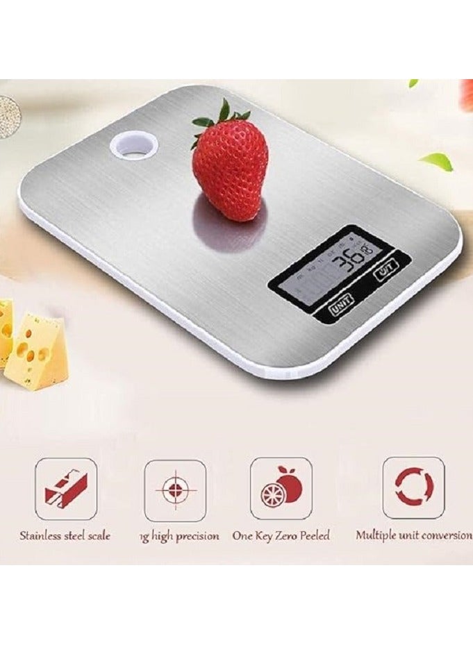 آر إيه أف ميزان رقمي/1 جرام - 5 كجم/ تحويل متعدد للوحدات/وظيفة الوزن الصافي/إيقاف تشغيل تلقائي(البطاريات متضمنة) - Image 3