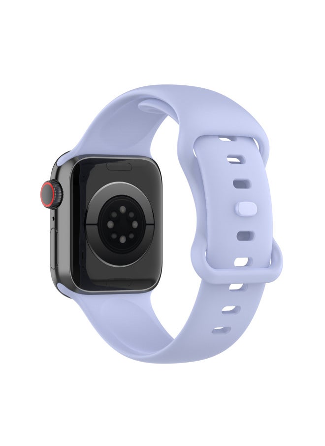 Digital Computer/smart Watch Strap Replacement - Leather Strap Magnetic Buckle-Color:White-Specifications:38/40/41mm Universal Small Size