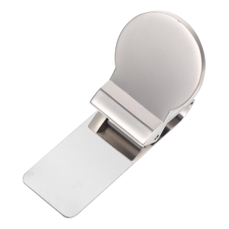 Stainless Steel Money Clip Cash Holder Key Check Clip Portable Silver Office Clamp - Image 2