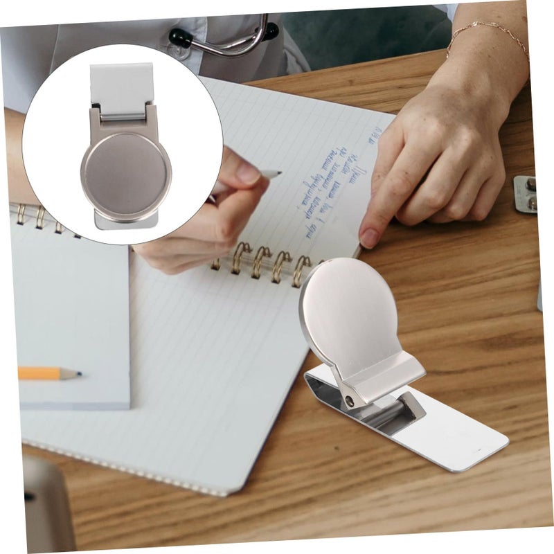 Stainless Steel Money Clip Cash Holder Key Check Clip Portable Silver Office Clamp - Image 5