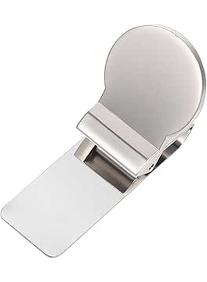 Stainless Steel Money Clip Cash Holder Key Check Clip Portable Silver Office Clamp - Image 1