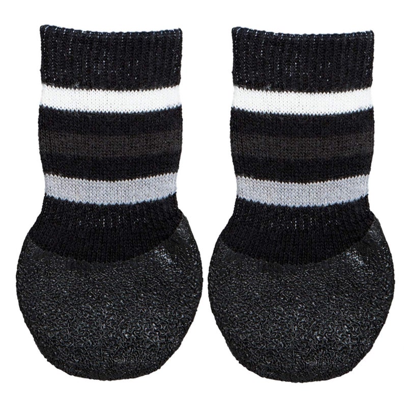 Trixie Dog Socks Non-Slip with All-Round Rubber Coating L 2 Pcs Black - Image 4