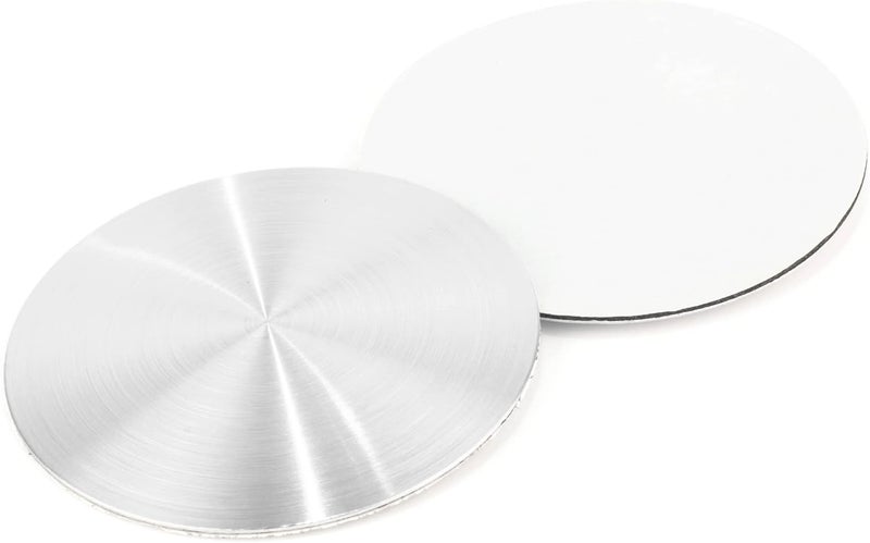 RTRHINOTUNING 4pcs 64.5mm/2.54in Wheel Center Caps Stickers Sliver Aluminum Emblems Decals - Image 4