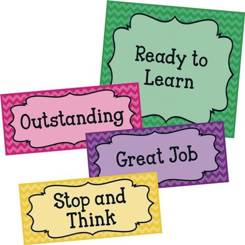 Really Good Stuff Classroom Behavior EZ-Tuck Clip-N-Track Pocket Chart and Clothespins - Track Student Actions Easily Each Day - Classroom Essentials & Must Haves - Image 2