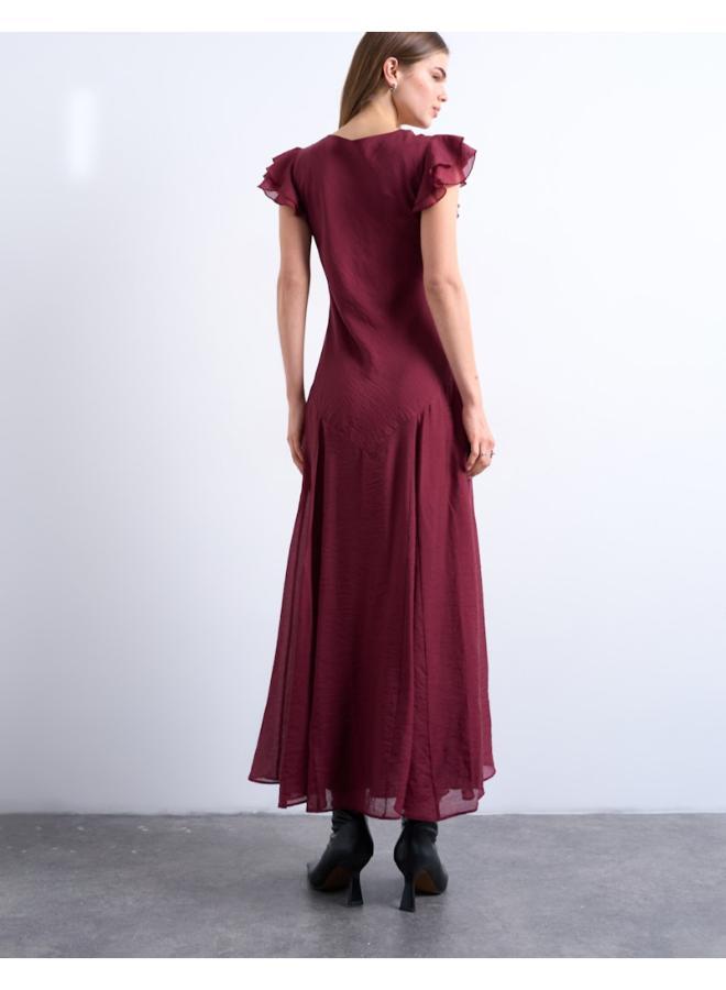 TOPSHOP Casual Short Sleeve Woven Maxi Dress - Image 2