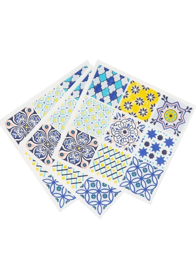 Talking Tables Moroccan Souk Blue Paper Napkins - 20 pack