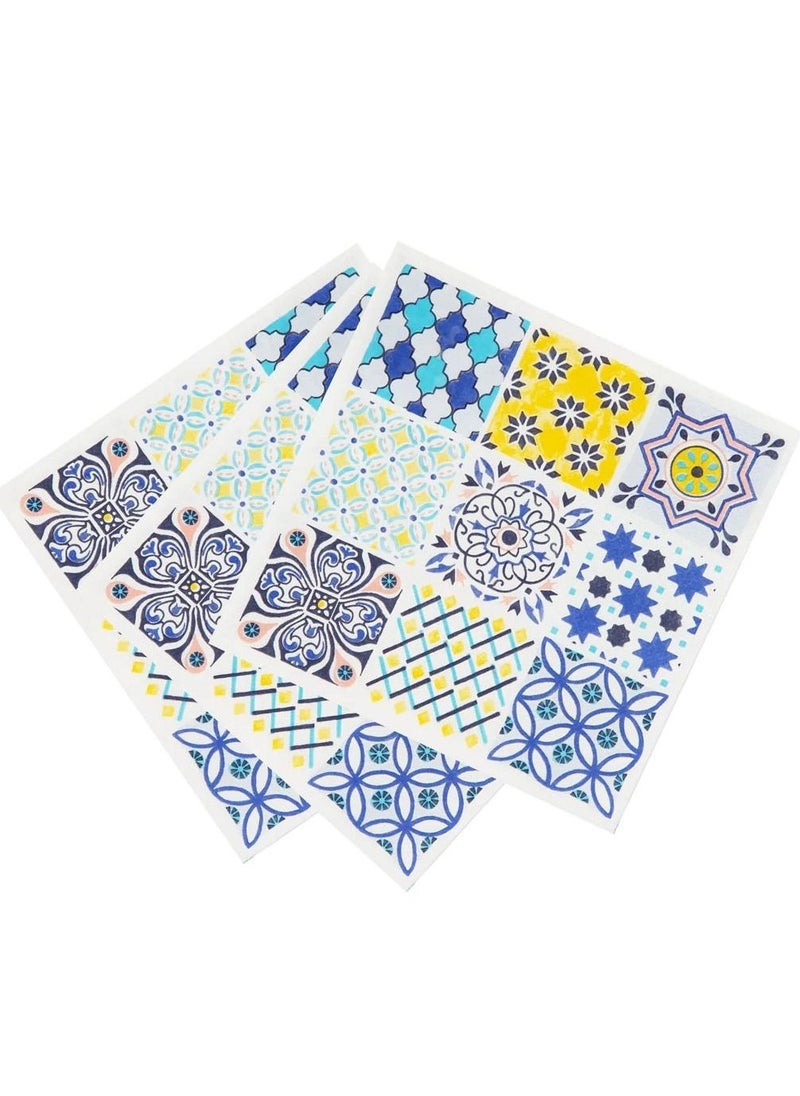 Talking Tables - Moroccan Souk Blue Paper Napkins - 20 pack - Image 1