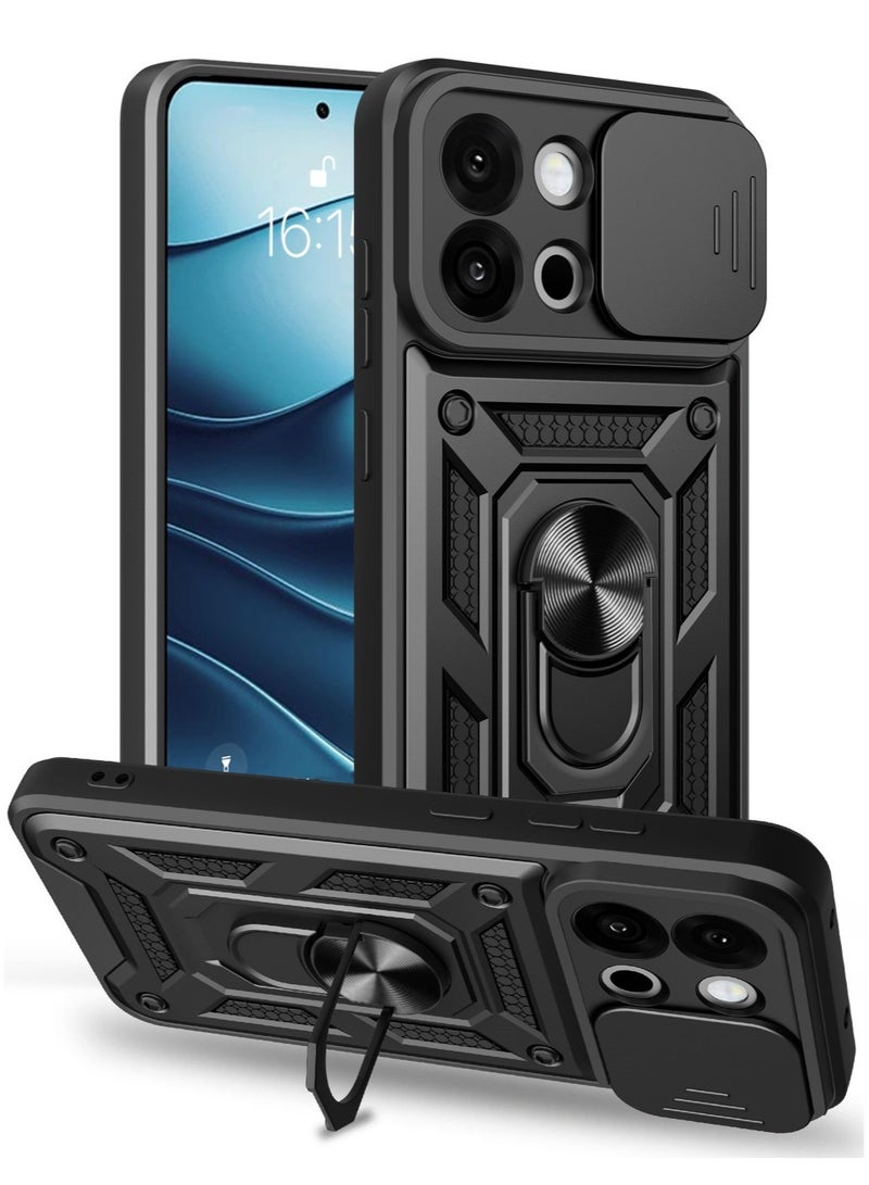 Phone Cover for OnePlus 13s 5G with Slide Camera Cover Drop Protective Phone Case with Magnetic Car Mount Holder - Image 1