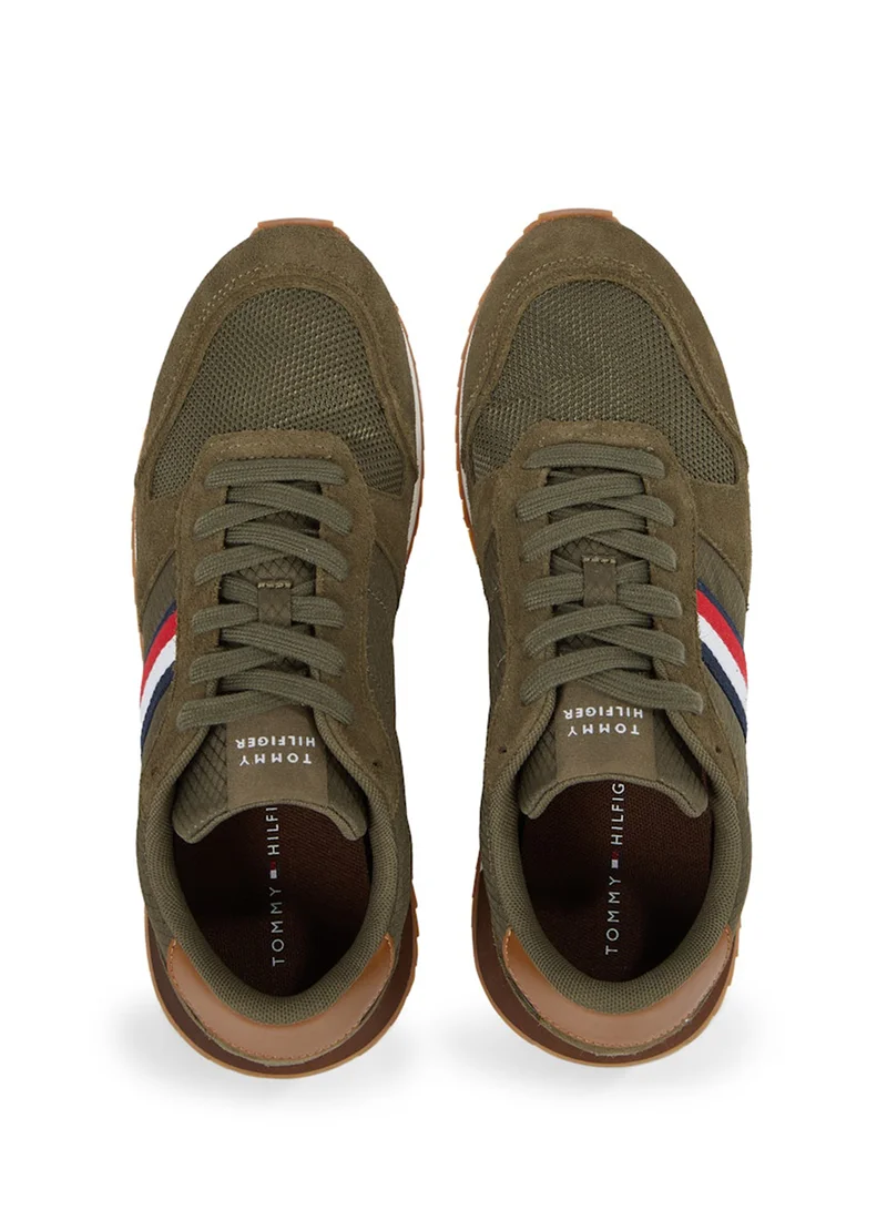 تومي هيلفيغر Casual Lase Up Low - Top Sneakers