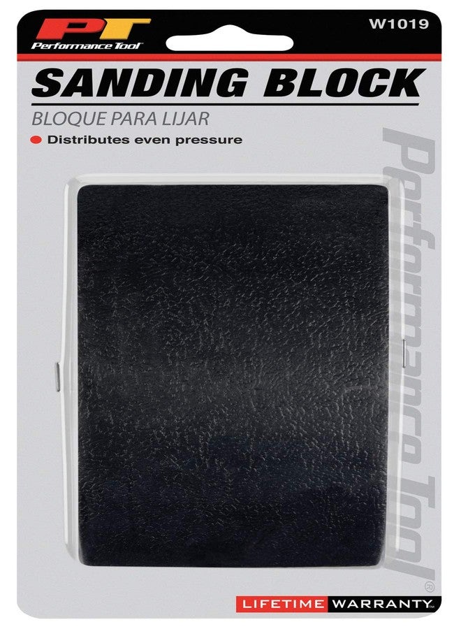 Performance Tool W1019 Rubber Sanding Block, Flexible Natural Rubber, Distributes Even Pressure, Ideal for Sanding and Smoothing - Image 3