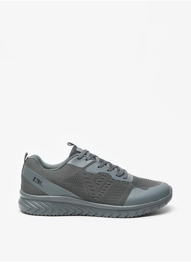 LBL by Shoexpress Mesh Low Ankle Sneakers with Lace-Up Closure