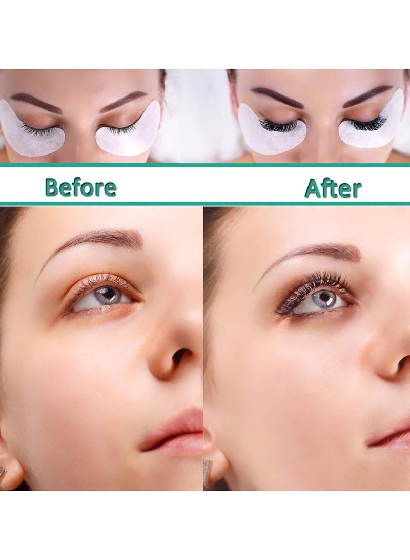 CMGTYYD 50 Pairs Under Eye Gel Pads,Hydrogel Eye Patches for Eyelash Extension Gel Patches 100% Natural Hydrogel Patch Lash Gel Pad Lashes Extension Supplies Lash Extension Supplies Beauty Makeup Kit - Image 3