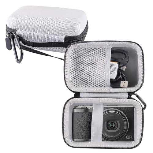 WERJIA Hard EVA Travel Case for Ricoh GR III HDF/GR IIIx/GR III/GR II/GR Digital Camera (grey) - Image 1