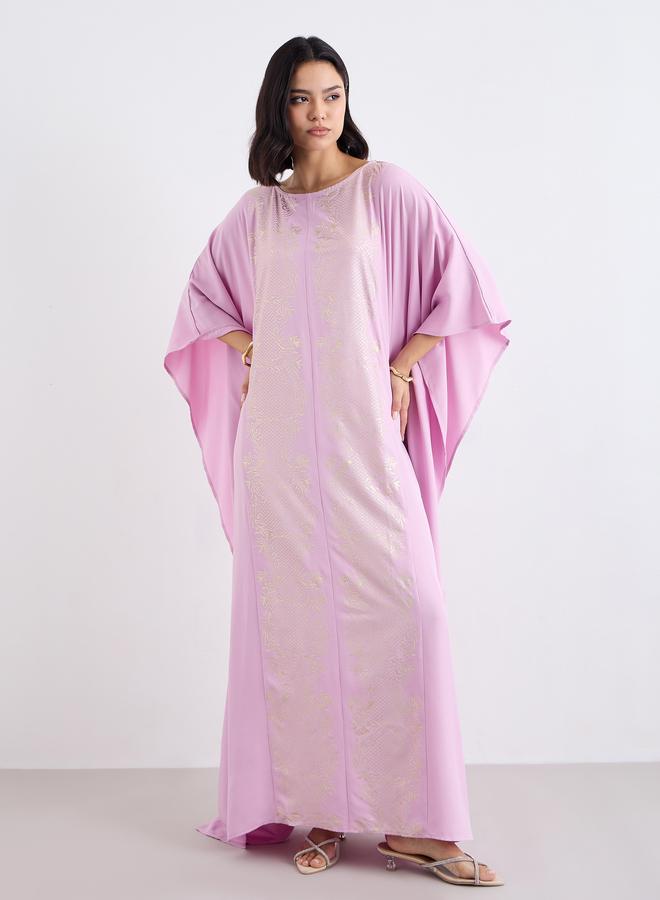 Styli Foil Print Relaxed Fit Kaftan - Image 2