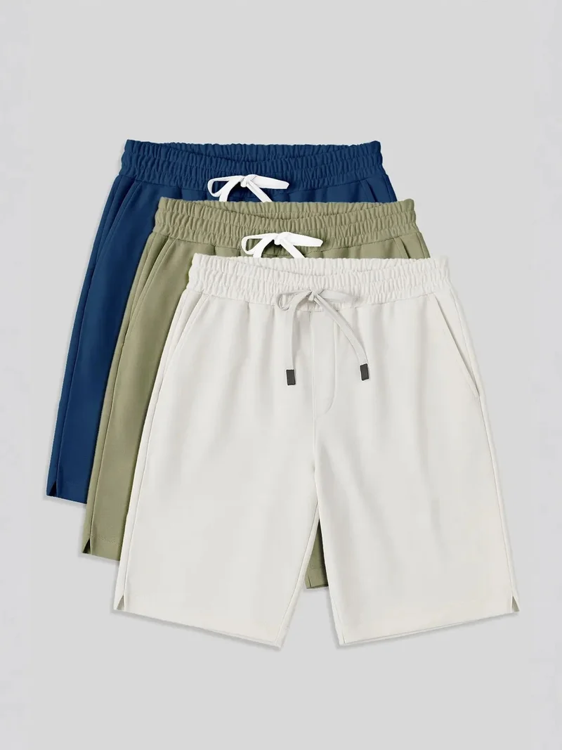 تومي لايف TOMMY Men's Cotton-Blend Jersey Shorts