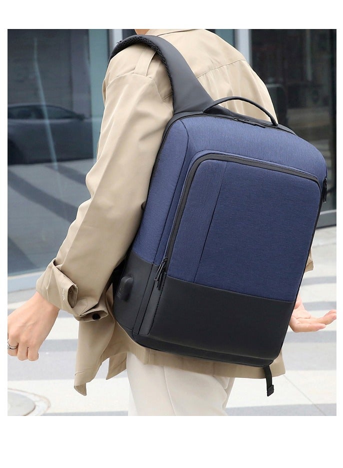 Outdoor Backpack Laptop Bag Specification Travel Laptop Backpack Blue - Image 2
